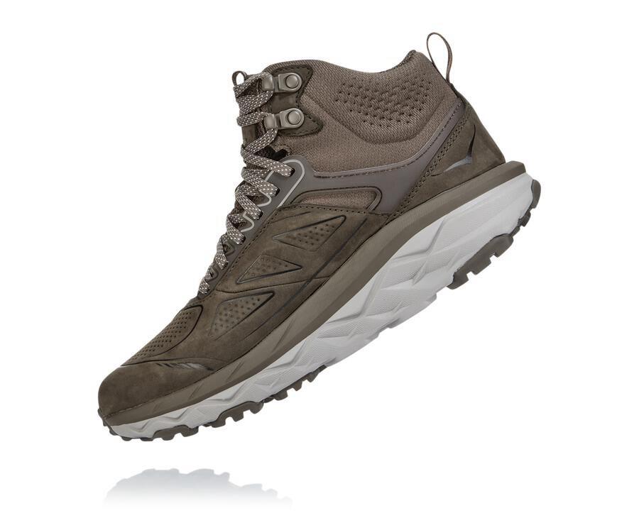 Hiking Boots Womens - Hoka One One Challenger Mid GORE-TEX - Brown - AKXLHUW-23